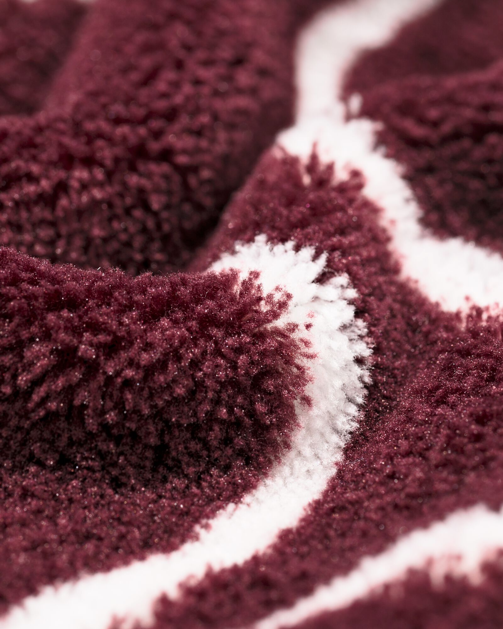 chemise de nuit polaire femme Miffy bordeaux bordeaux - 23401285BURGUNDYRED - HEMA