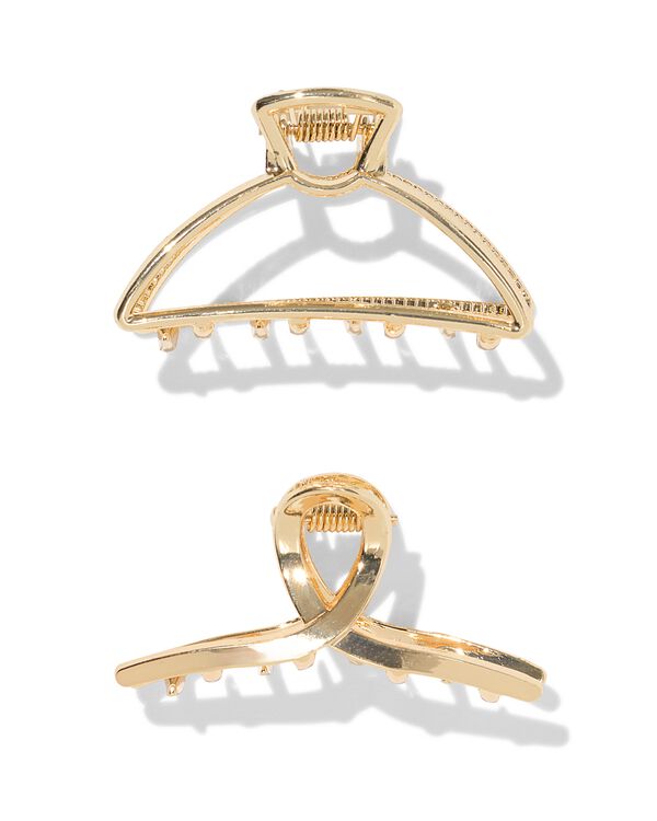 Haarspange 4,5 cm, gold &ndash; 2 St&uuml;ck - 11800230 - HEMA