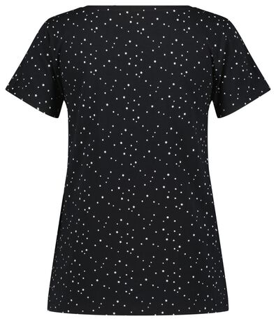 Damen-Pyjama, Baumwolle schwarz - 1000026651 - HEMA