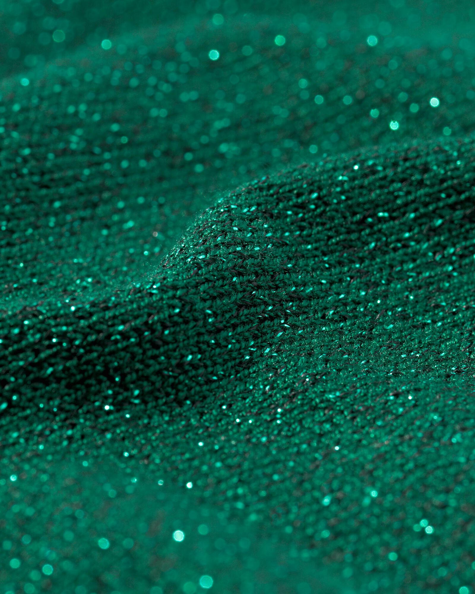 Damen-Pullover Lily, Glitter dunkelgrün dunkelgrün - 36247640DARKGREEN - HEMA