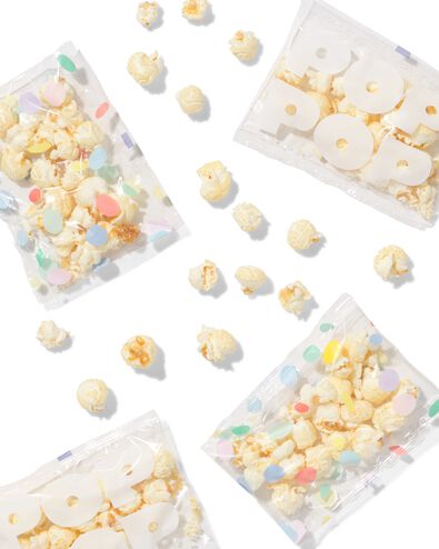 zoete popcorn uitdeelzak - 6 stuks - 10200206 - HEMA