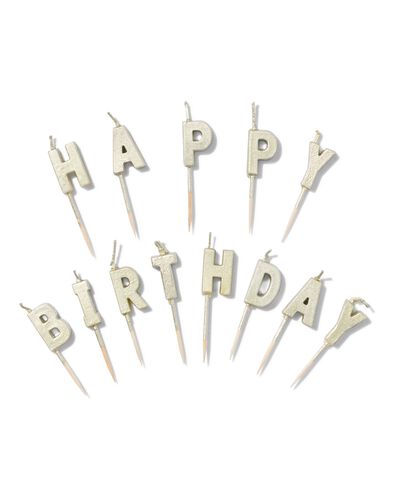 Tortenkerzen &bdquo;Happy Birthday - 14210170 - HEMA