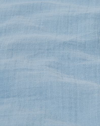 Bettwäsche, Baumwoll-Musselin, 240 x 200/220 cm, blau - 5730163 - HEMA