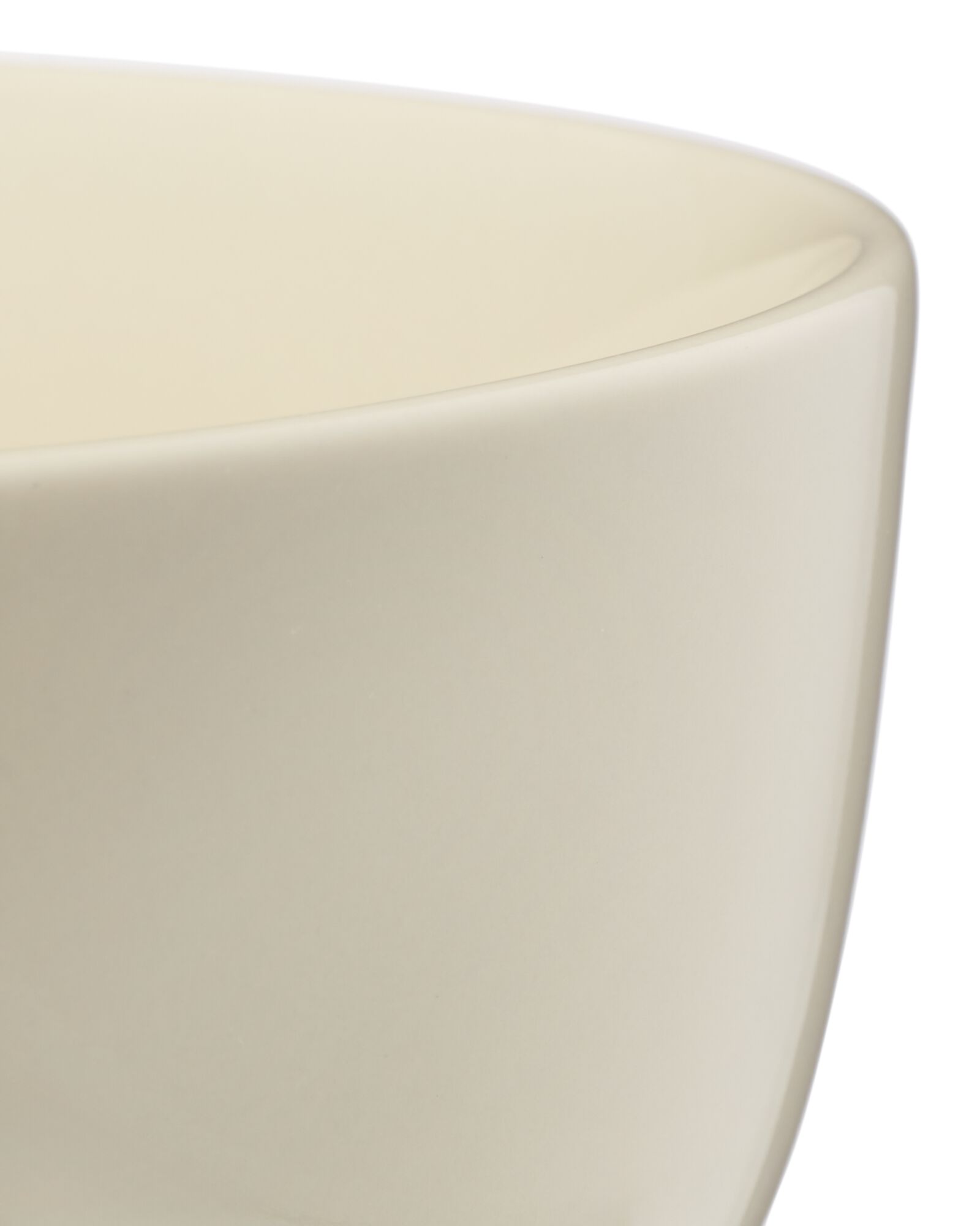 bol ⌀15x6cm Knap new bone jaune - 9650309 - HEMA