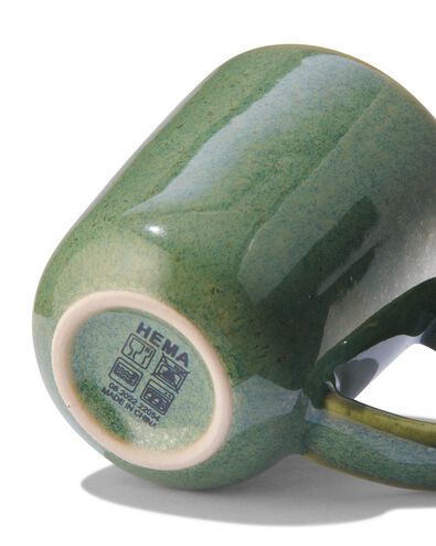 mug à expresso Chicago 80 ml - émail réactif - vert - 9602155 - HEMA