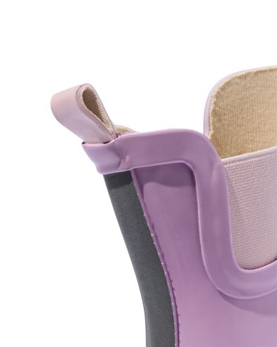 bottes de pluie bébé caoutchouc violet clair violet 24 - 33240205 - HEMA