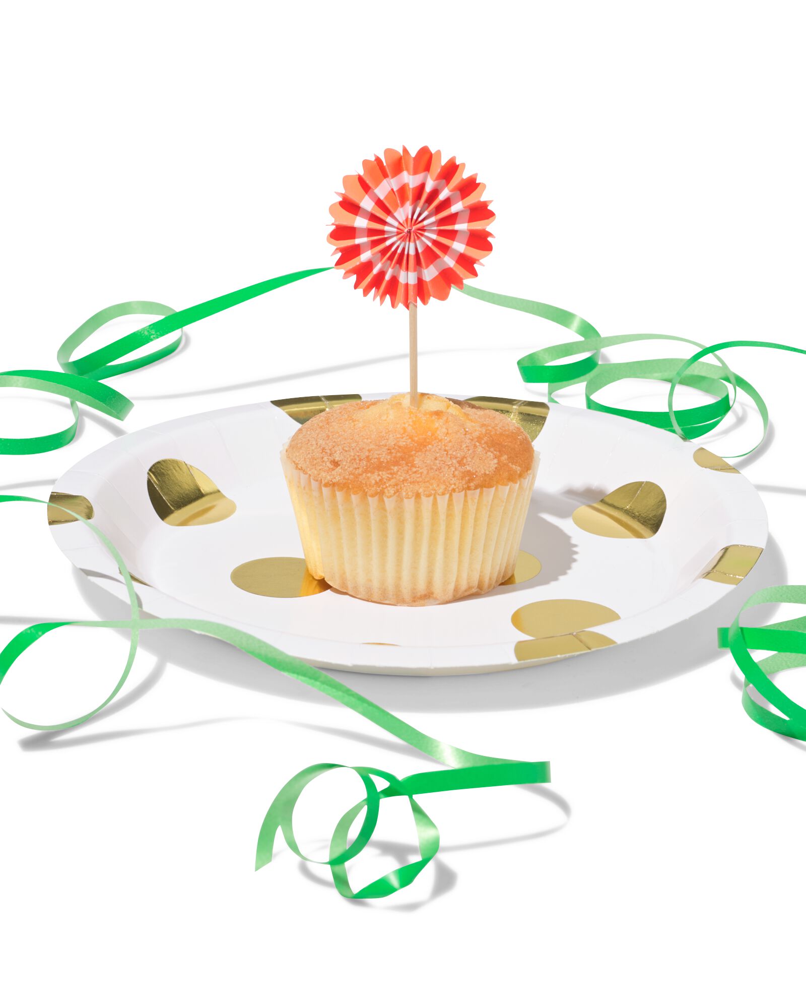 assiettes &agrave; g&acirc;teau ⌀17,5cm papier pois dor&eacute;s - 8 pi&egrave;ces - 14250304 - HEMA