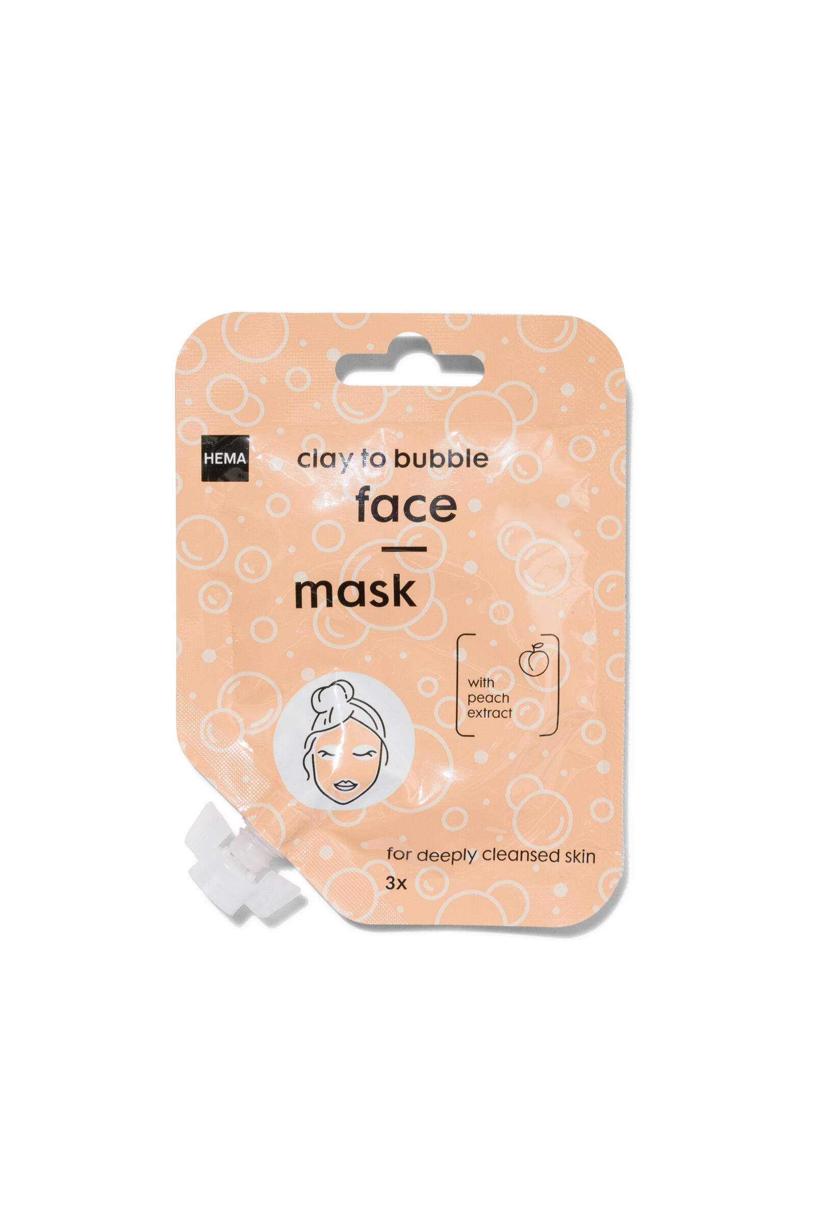 masque visage argile bulles - 17800035 - HEMA