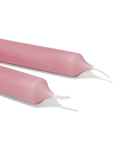 bougie d'int&eacute;rieur longues &Oslash;2,2x29cm vieux rose - 12 pi&egrave;ces vieux rose 2,2 x 29 - 13504052 - HEMA