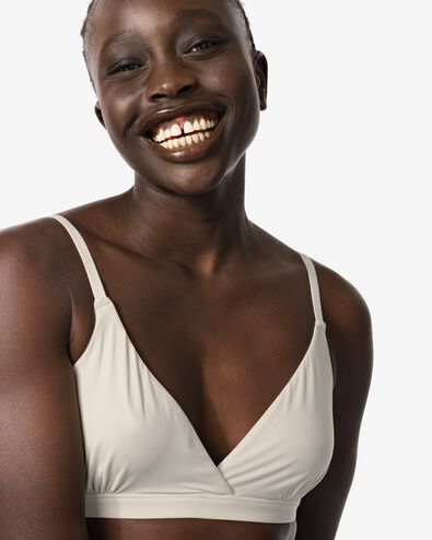 Triangel-Bralette, Mikro cremefarben cremefarben - 21900290CREAM - HEMA