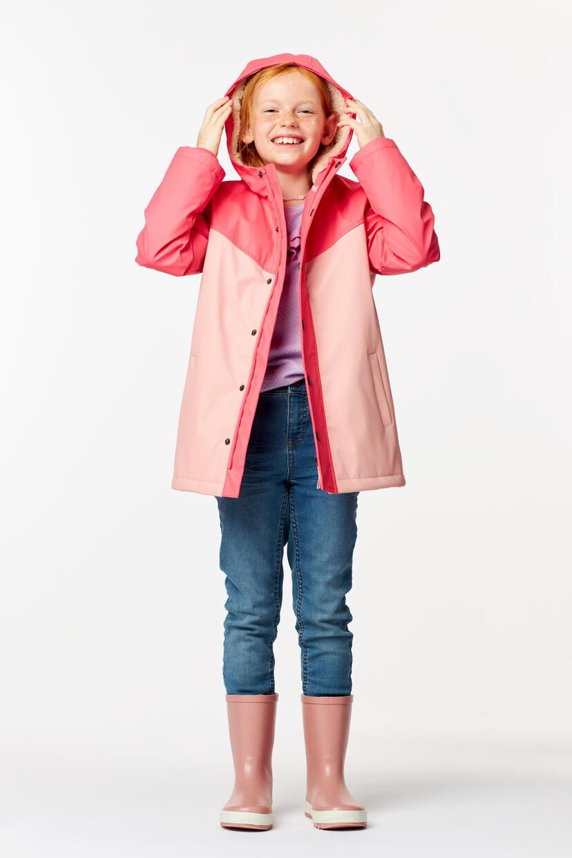 children's coat pink - HEMA