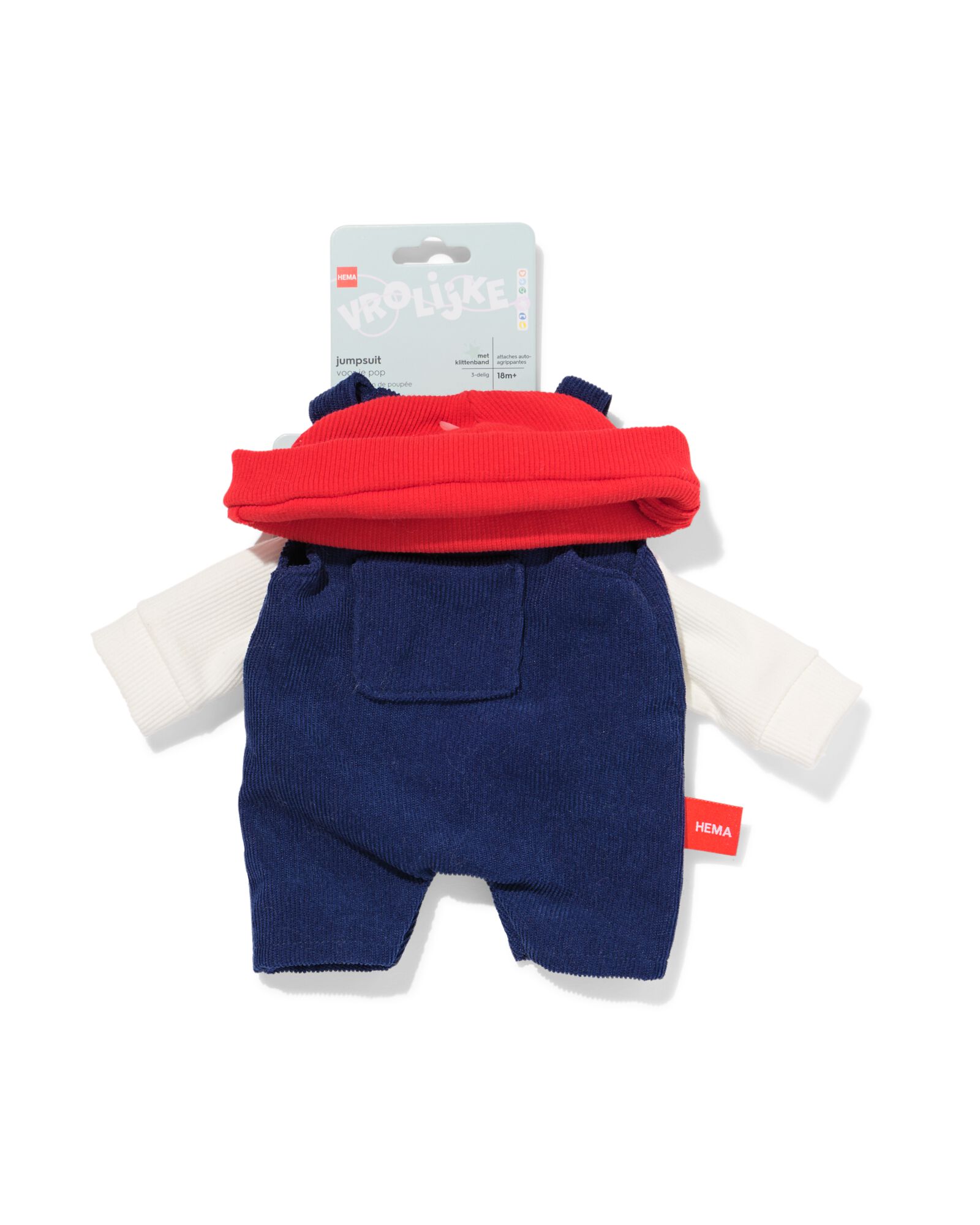 verkleedset denim voor pop  - 15100315 - HEMA