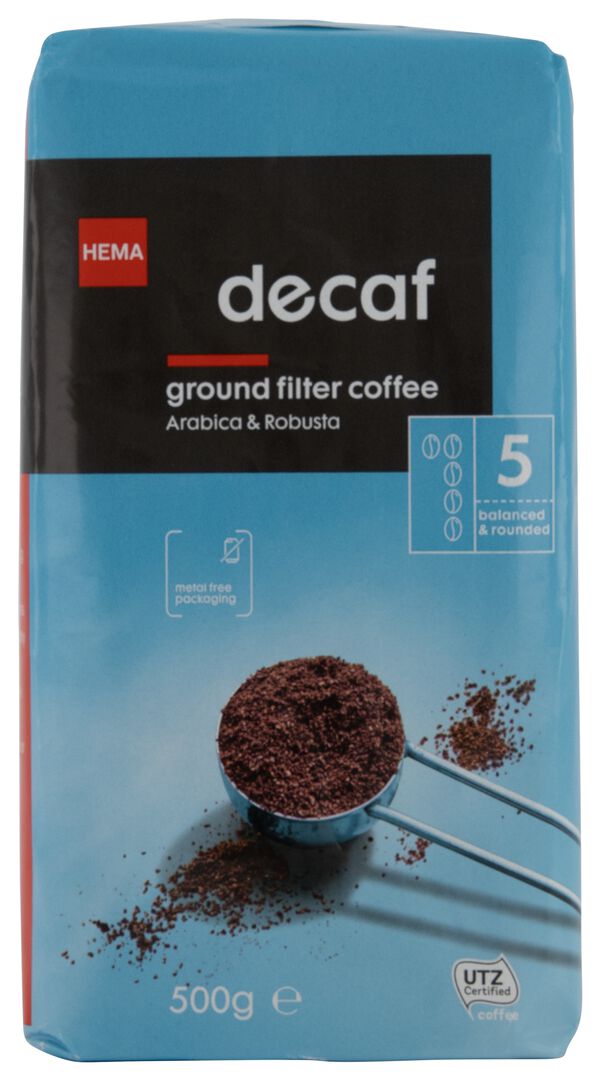 filterkoffie decaf - 500 gram - 17170004 - HEMA