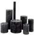bougies rustiques noir noir - 1000030556 - HEMA
