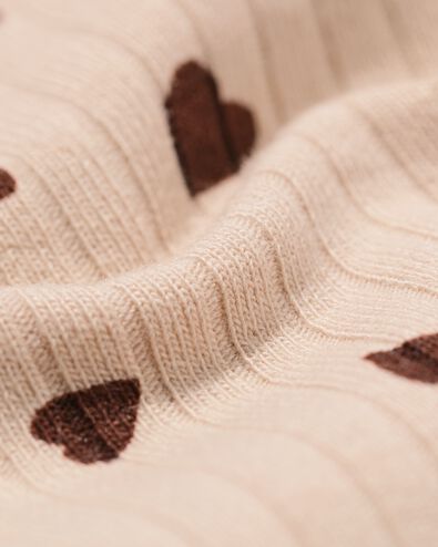 body &eacute;volutif &agrave; rabat nouveau-n&eacute; ENZING&trade; ECOVERO&trade; c&ocirc;tel&eacute; c&oelig;urs marron clair - 33430120LIGHTBROWN - HEMA