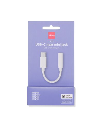 adaptateur USB-C vers jack 3,5&nbsp;mm - 39630161 - HEMA