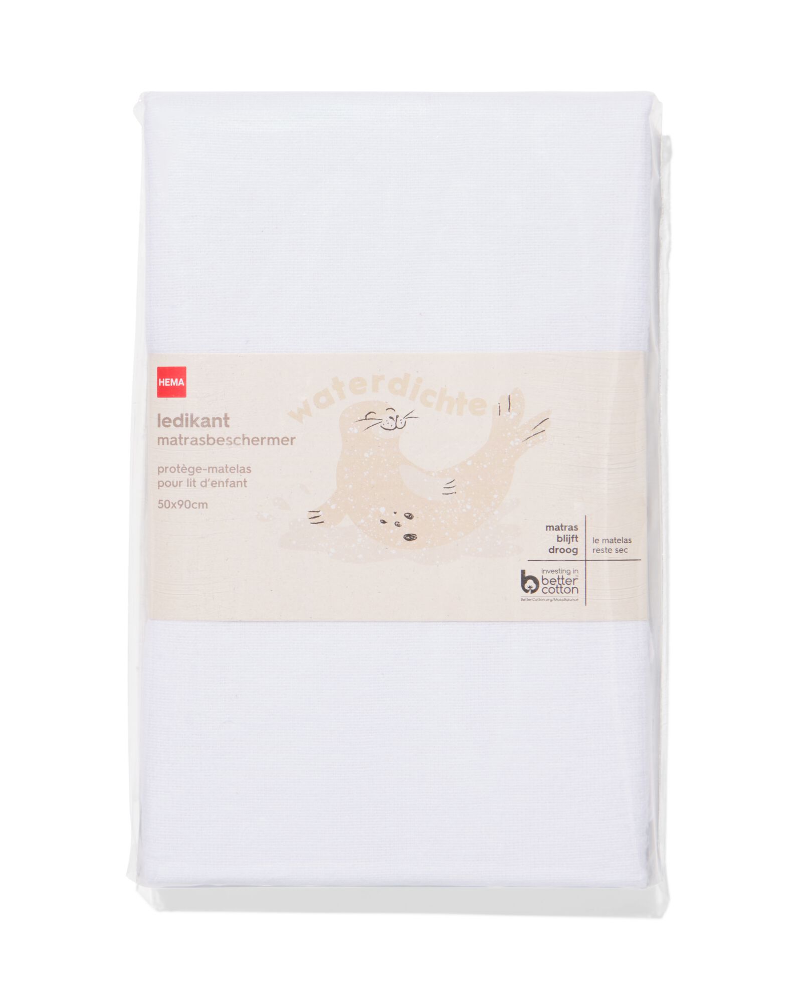 prot&egrave;ge-matelas en molleton enfant 50x90 imperm&eacute;able - 33393401 - HEMA