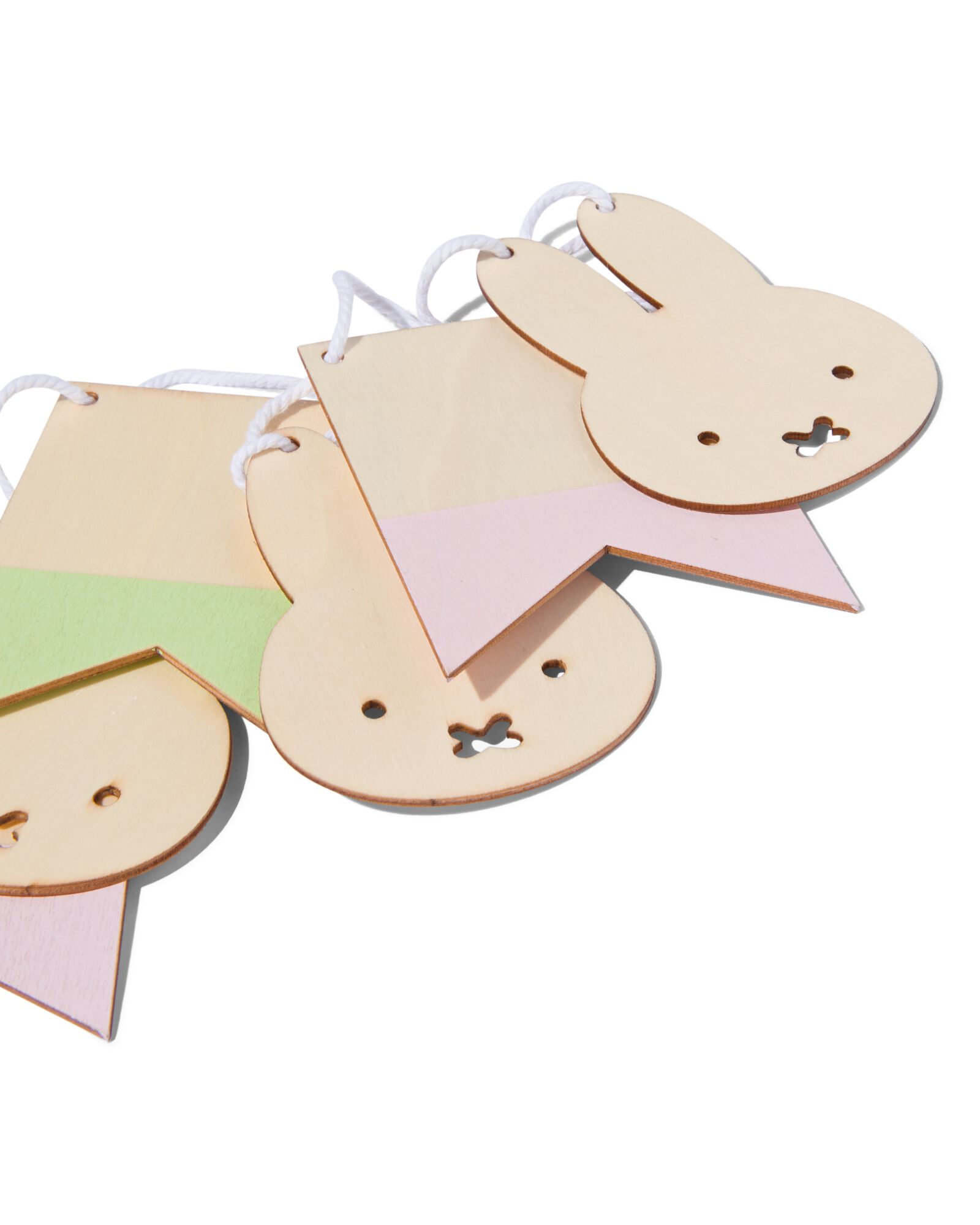 Miffy-Girlande, wiederverwendbar, Holz, 250 cm - 14210202 - HEMA