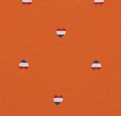 t-shirt femme orange orange - 1000019579 - HEMA