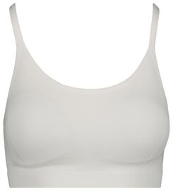 soutien-gorge de sport préformé sans couture support léger blanc blanc - 1000018881 - HEMA