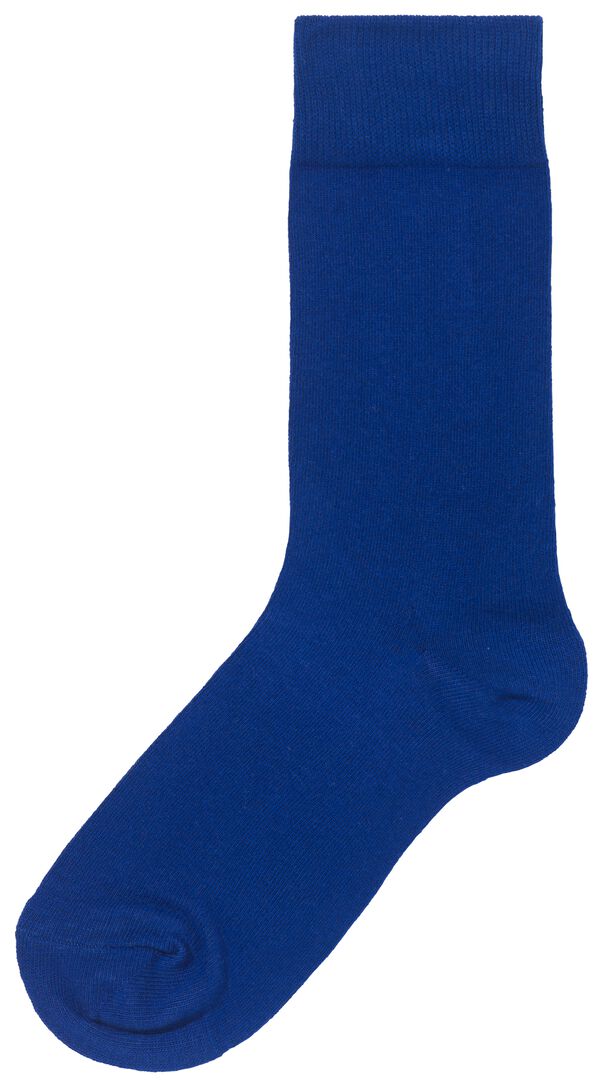 5er-Pack Herren-Socken, mit Baumwolle dunkelblau dunkelblau - 1000028308 - HEMA
