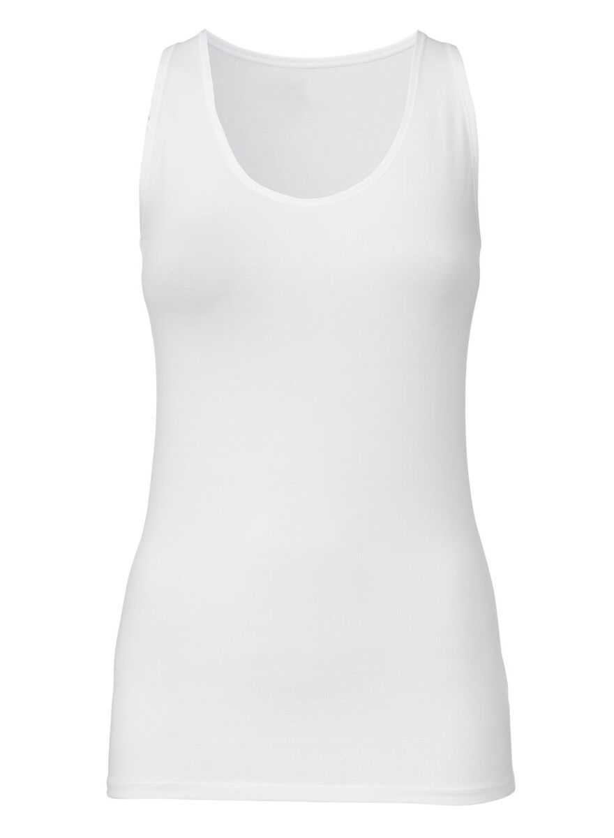 Damen-Hemd, Real Lasting Cotton weiß weiß - 1000001947 - HEMA
