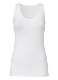 débardeur femme - real lasting cotton blanc blanc - 1000001947 - HEMA