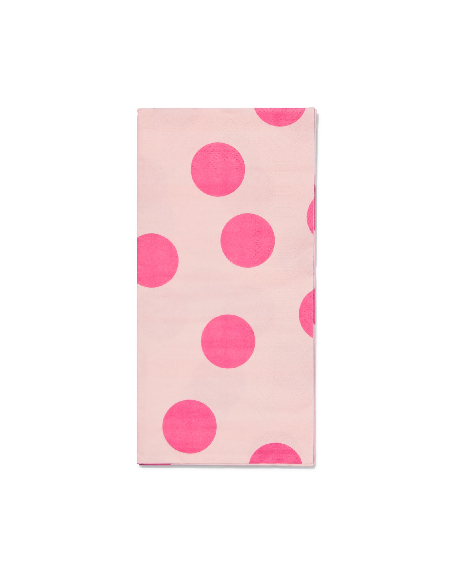 serviettes pois rose 40 x 40 cm - lot de 12 - 14250207 - HEMA