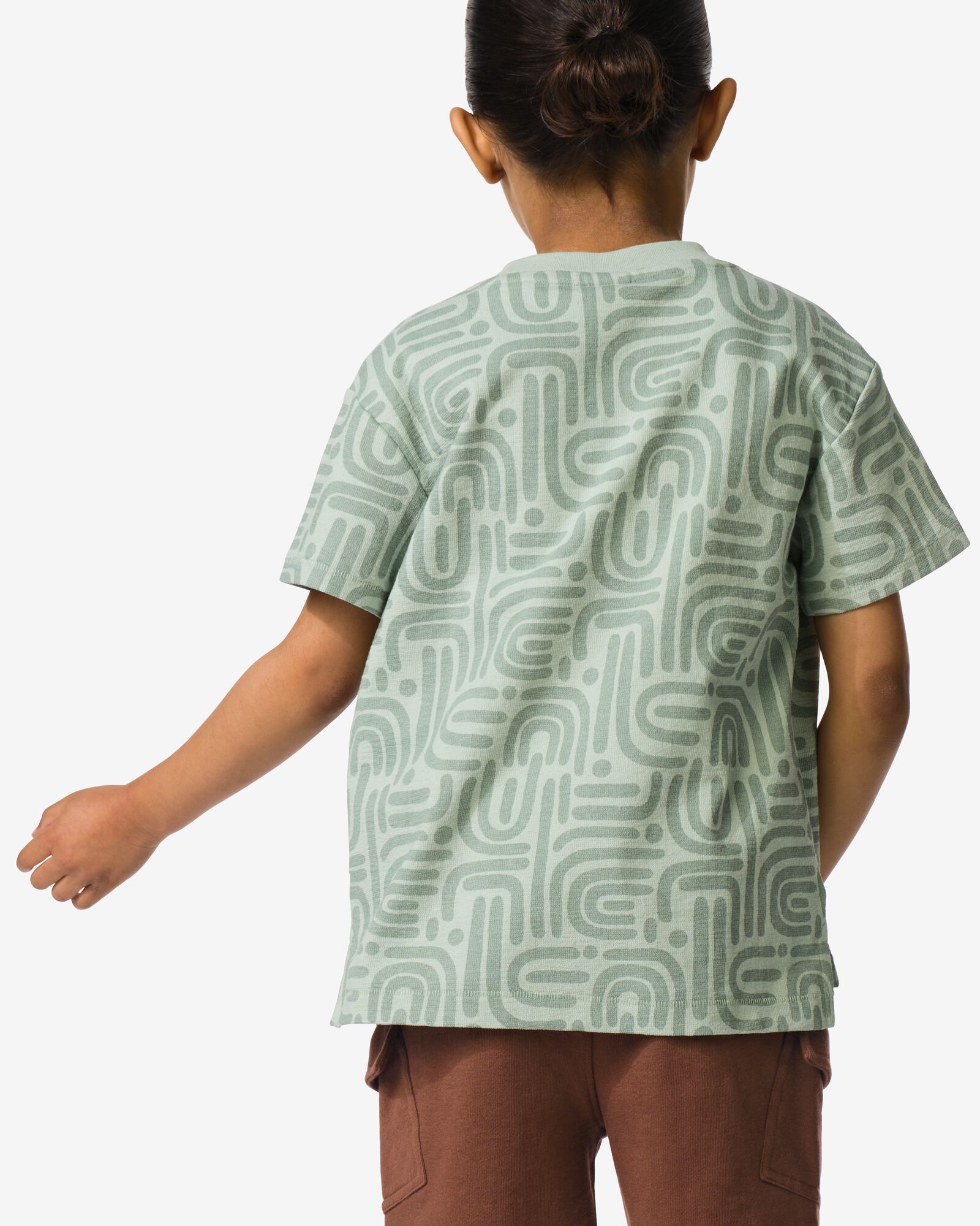 kinder T-shirt grafisch ecru ecru - 30717408ECRU - HEMA