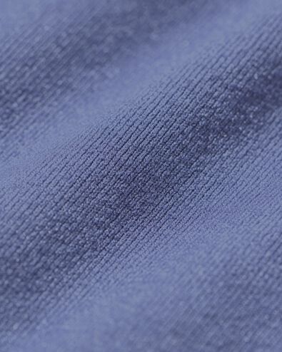 damesslip naadloos micro met kant blauw - 19631375BLUE - HEMA