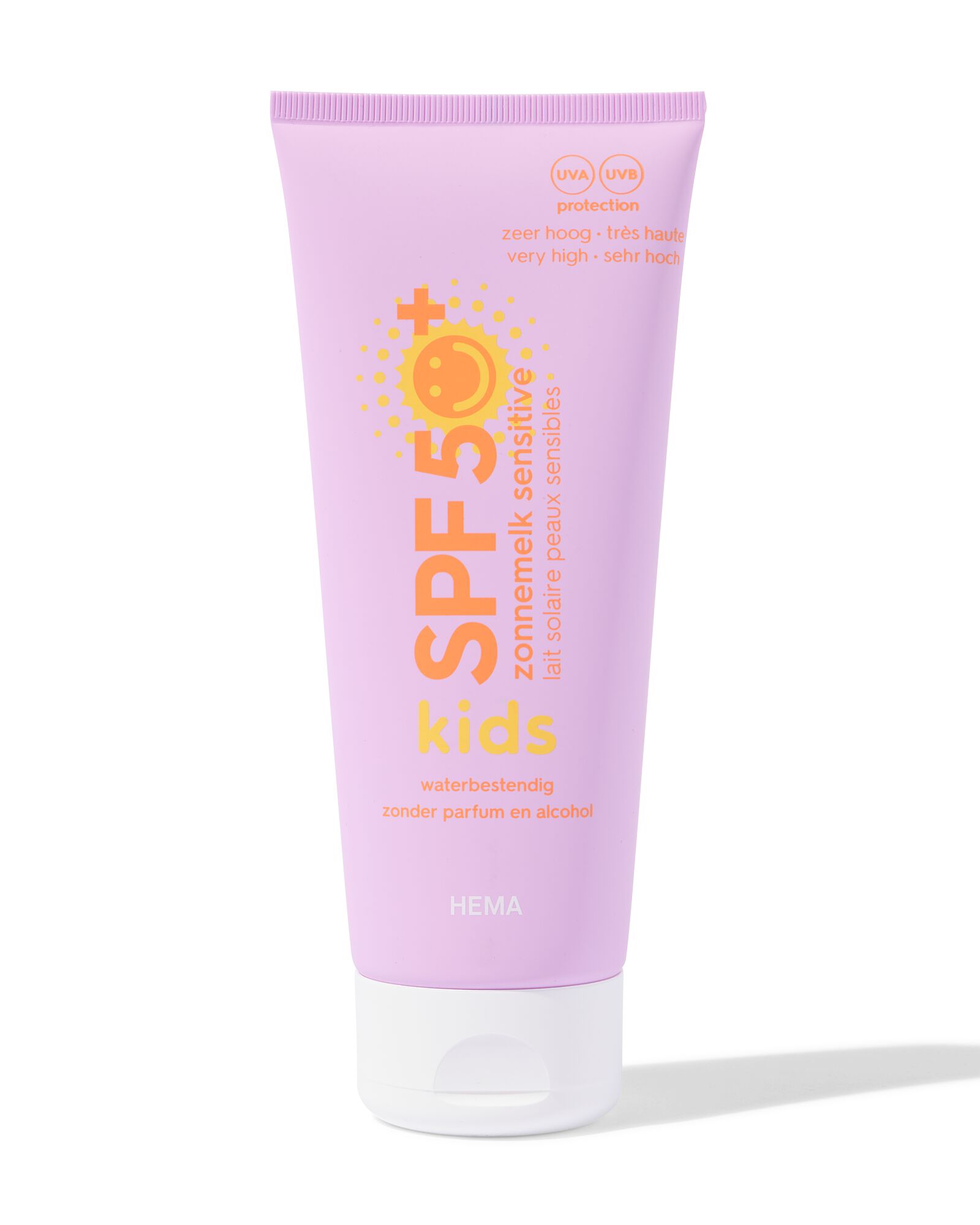 cr&egrave;me solaire b&eacute;b&eacute;s et enfants peau sensible SPF50+ 200 ml - 11640019 - HEMA
