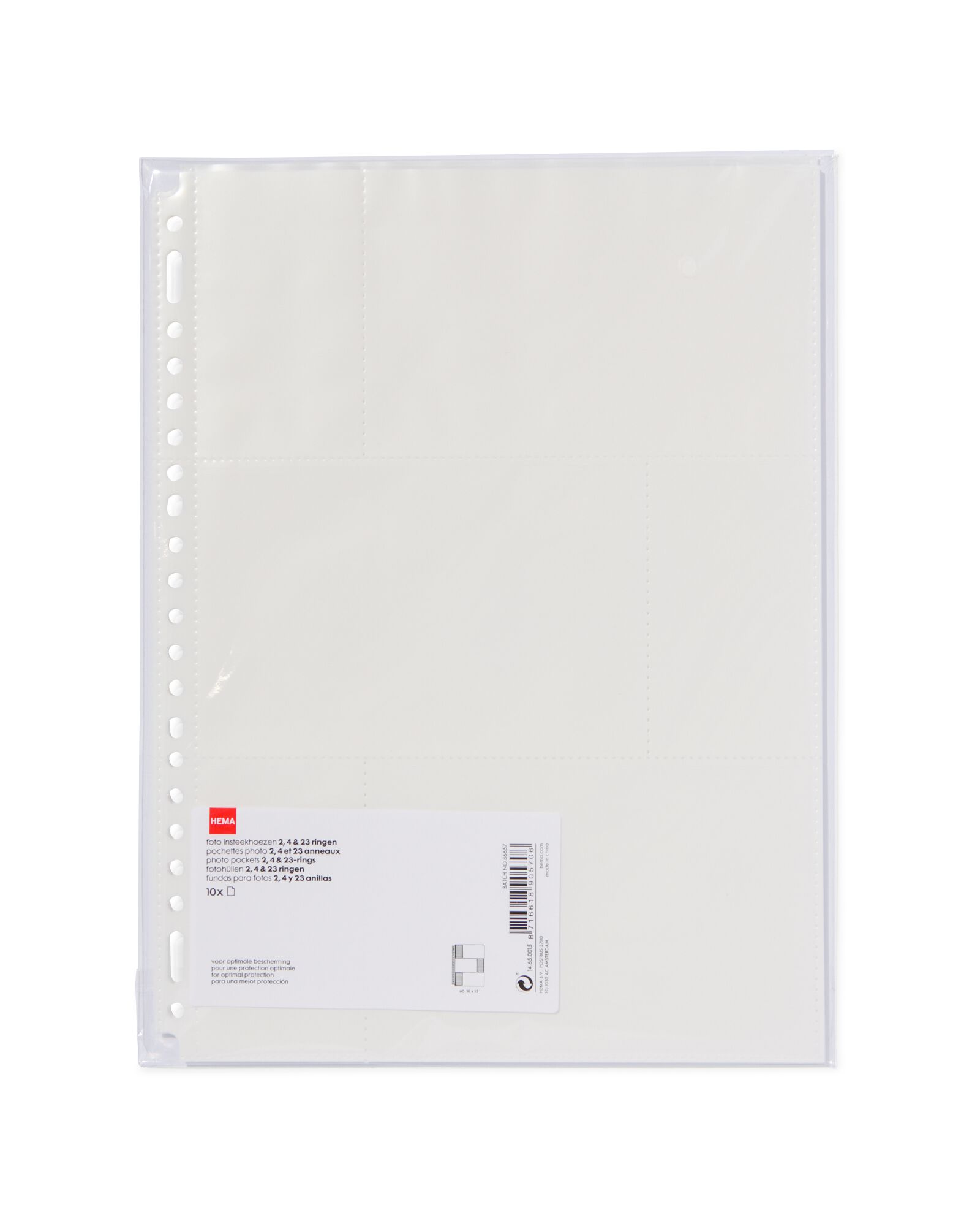 10er-Pack Klarsichth&uuml;llen - 14650015 - HEMA