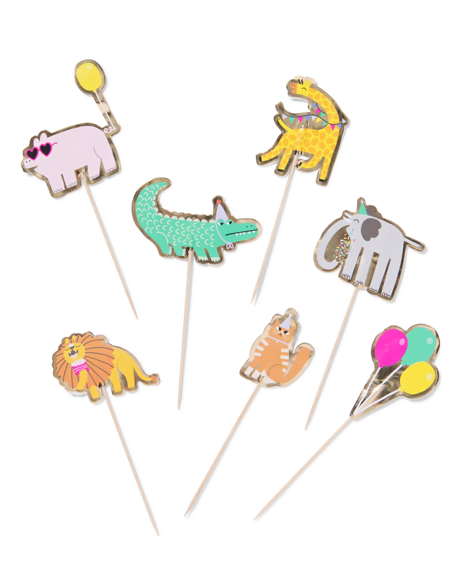 d&eacute;coration de g&acirc;teau animaux festifs  - 14250175 - HEMA