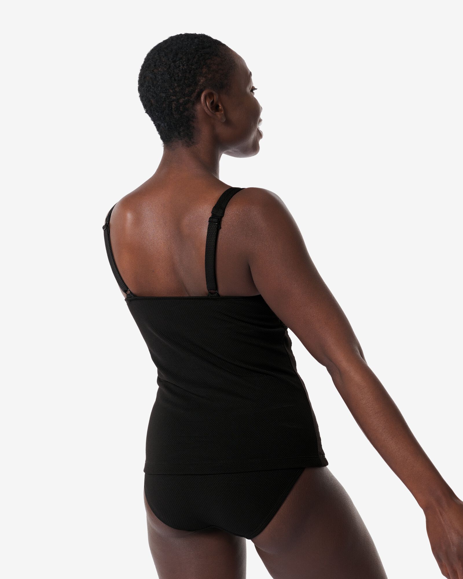 DamenTankiniOberteil, Control schwarz HEMA