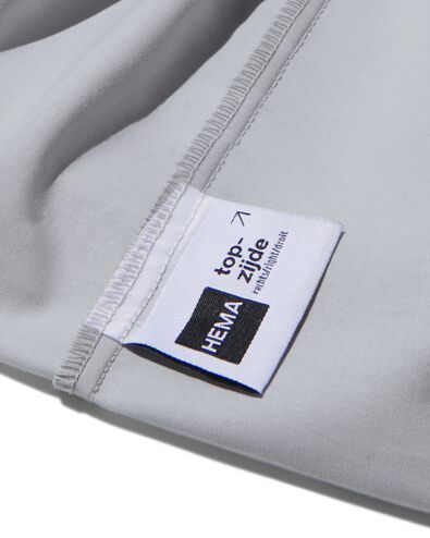 drap-housse percale 180x200 gris fonc&eacute; - 5190086 - HEMA