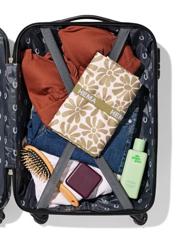 strandlaken 110x175cm microvezel bloemen - 5200187 - HEMA