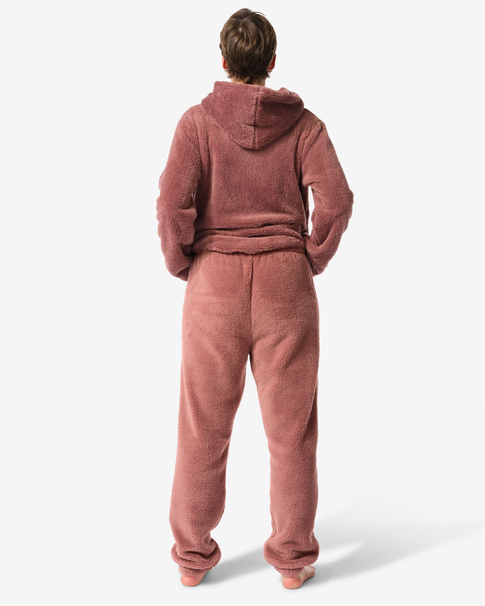 dames loungebroek teddy middenbruin middenbruin - 23411990MIDBROWN - HEMA