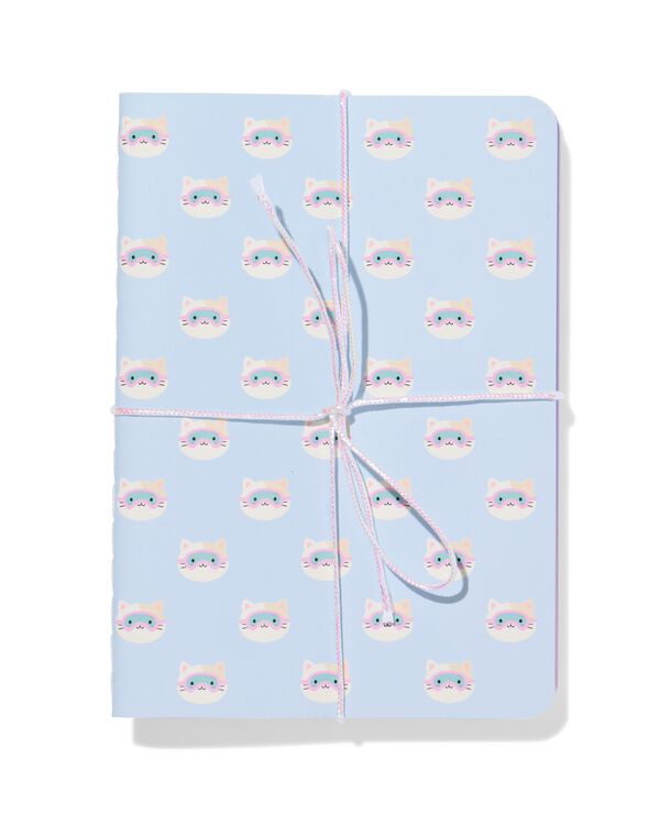 Hefte A6 14,8 &times; 10,5 cm liniert Katzen &ndash; 3 St&uuml;ck - 14102213 - HEMA