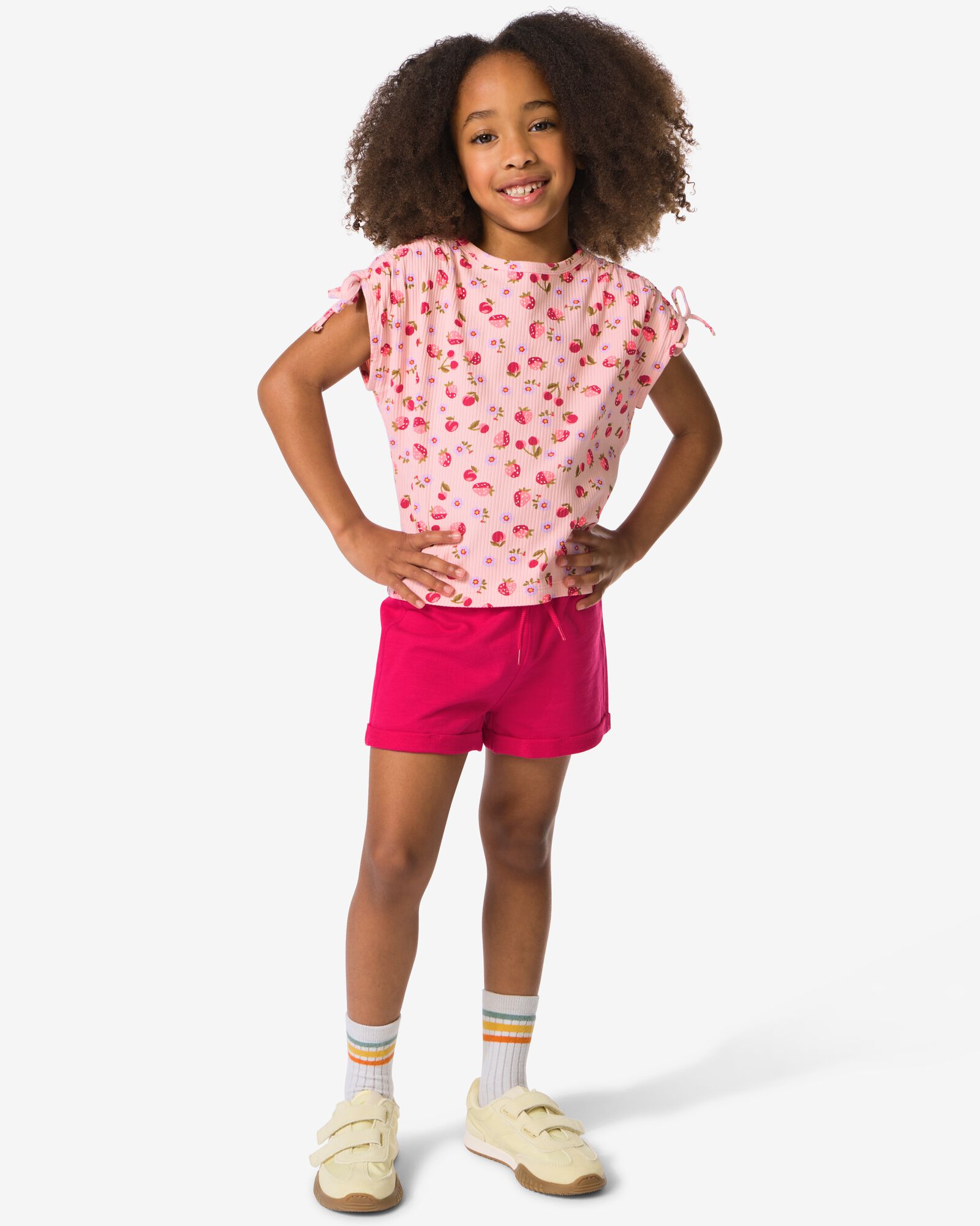 bas de surv&ecirc;tement enfant coupe confortable fuchsia fuchsia - 30846336FUCHSIA - HEMA
