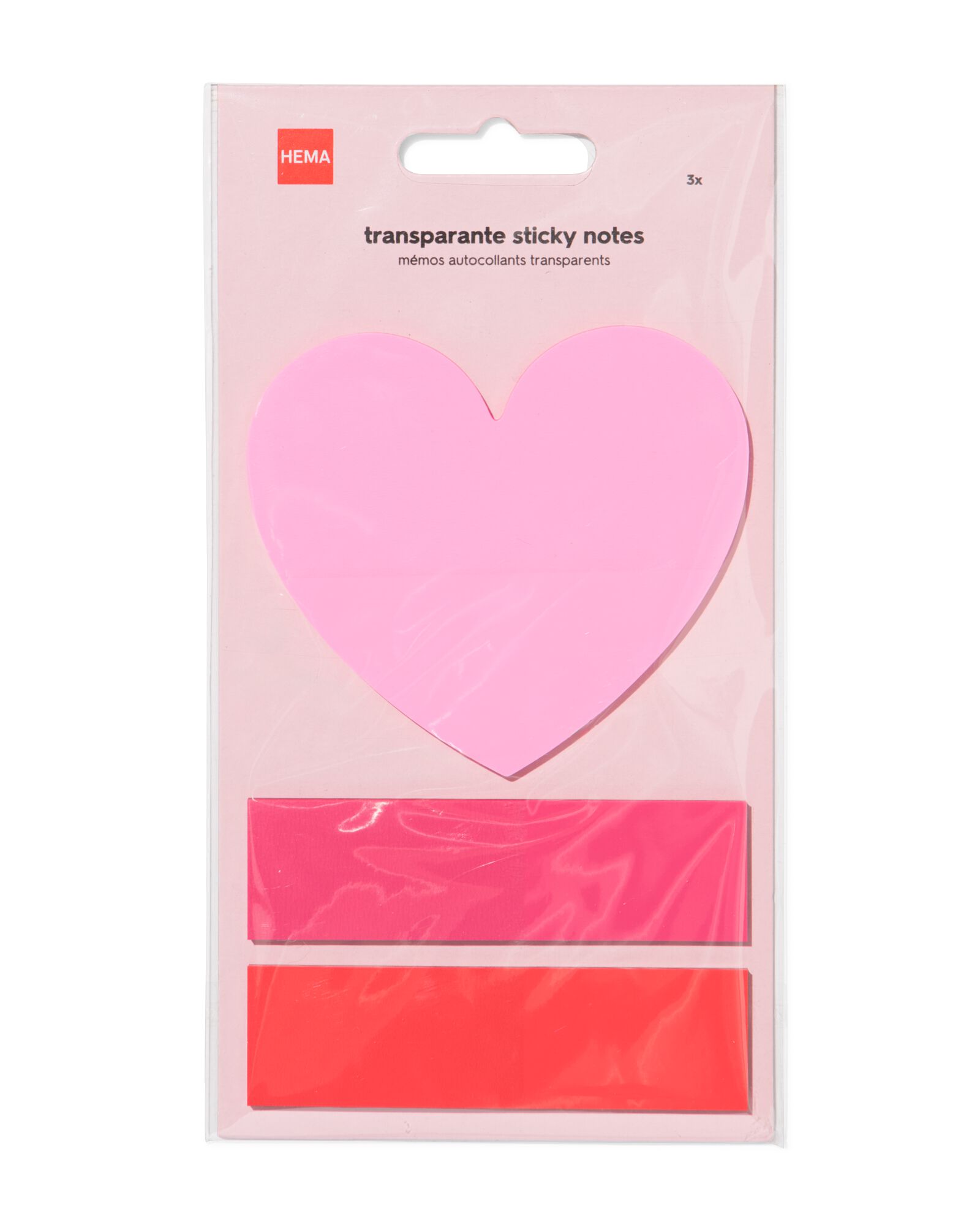 notes adh&eacute;sives 5,5 cm c&oelig;urs - 14100248 - HEMA