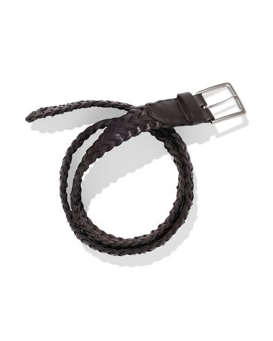 ceinture en cuir tressé homme bronze bronze - 2450015BRONZE - HEMA