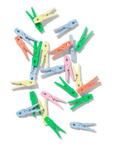 24 pinces &agrave; linge - 20540024 - HEMA