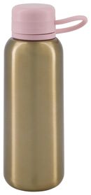 Wasserflasche, 300 ml, Edelstahl, gold/rosa - 80600110 - HEMA