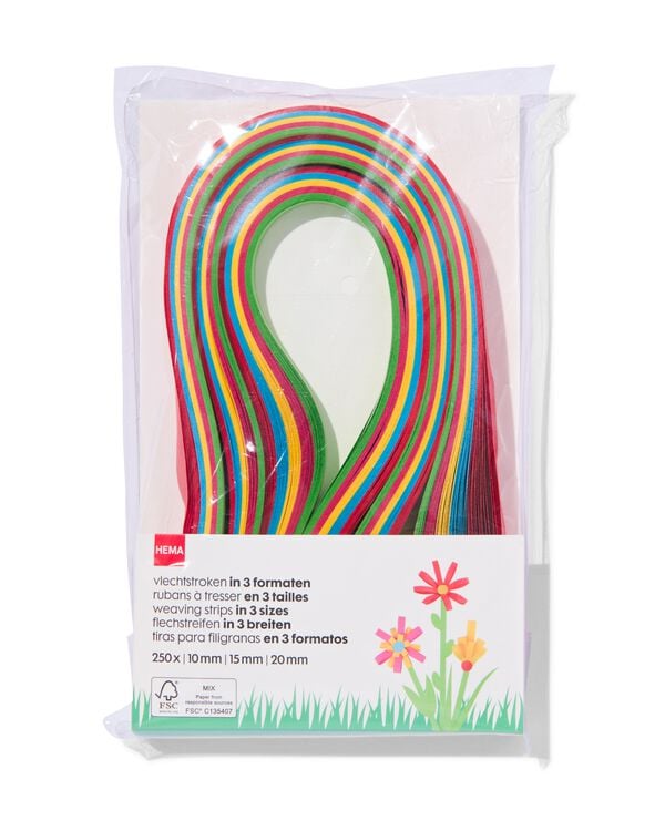vlechtstroken 250 stuks - 15920020 - HEMA