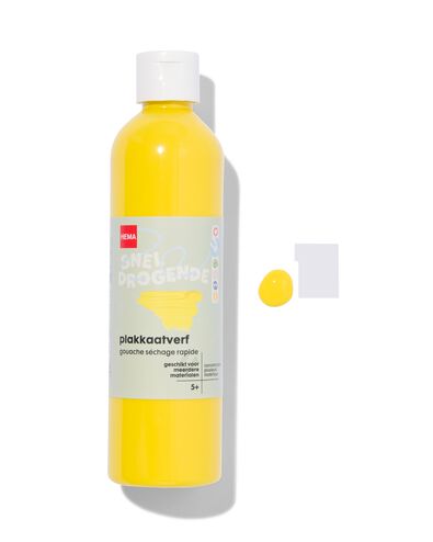 Plakatfarbe, gelb, 250 ml - 15978714 - HEMA