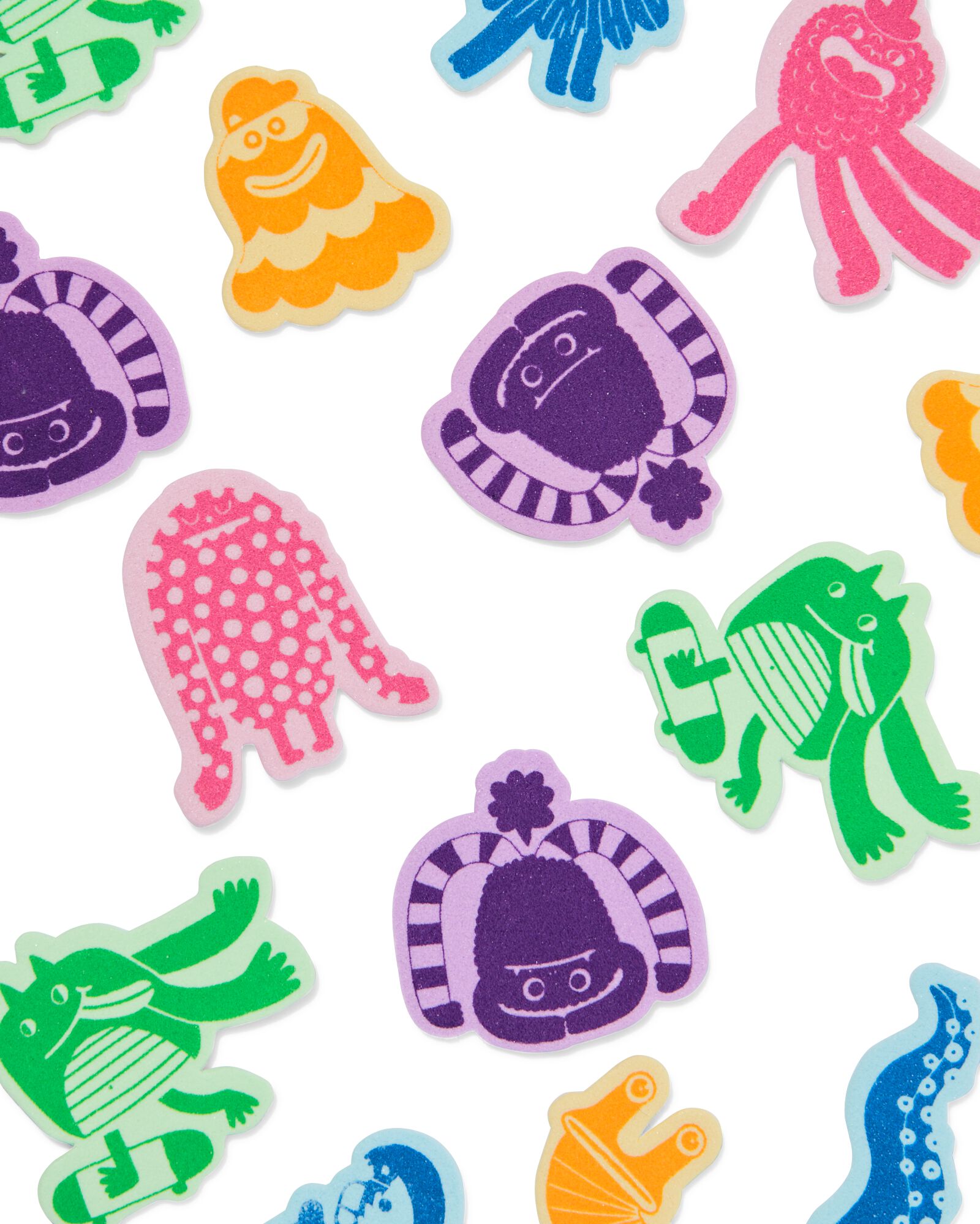 foam stickers monsters - 15900332 - HEMA