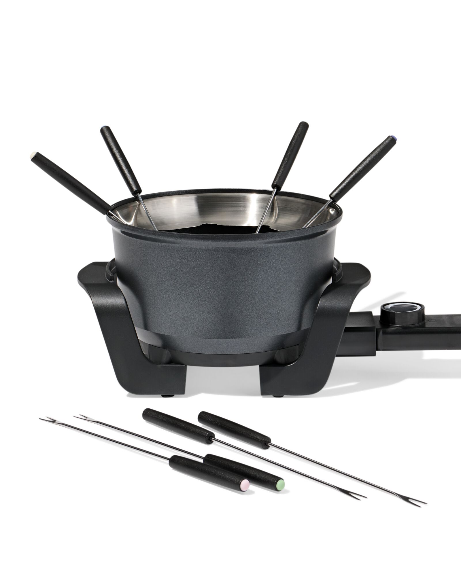Fondue-Set aus Edelstahl - 80020028 - HEMA