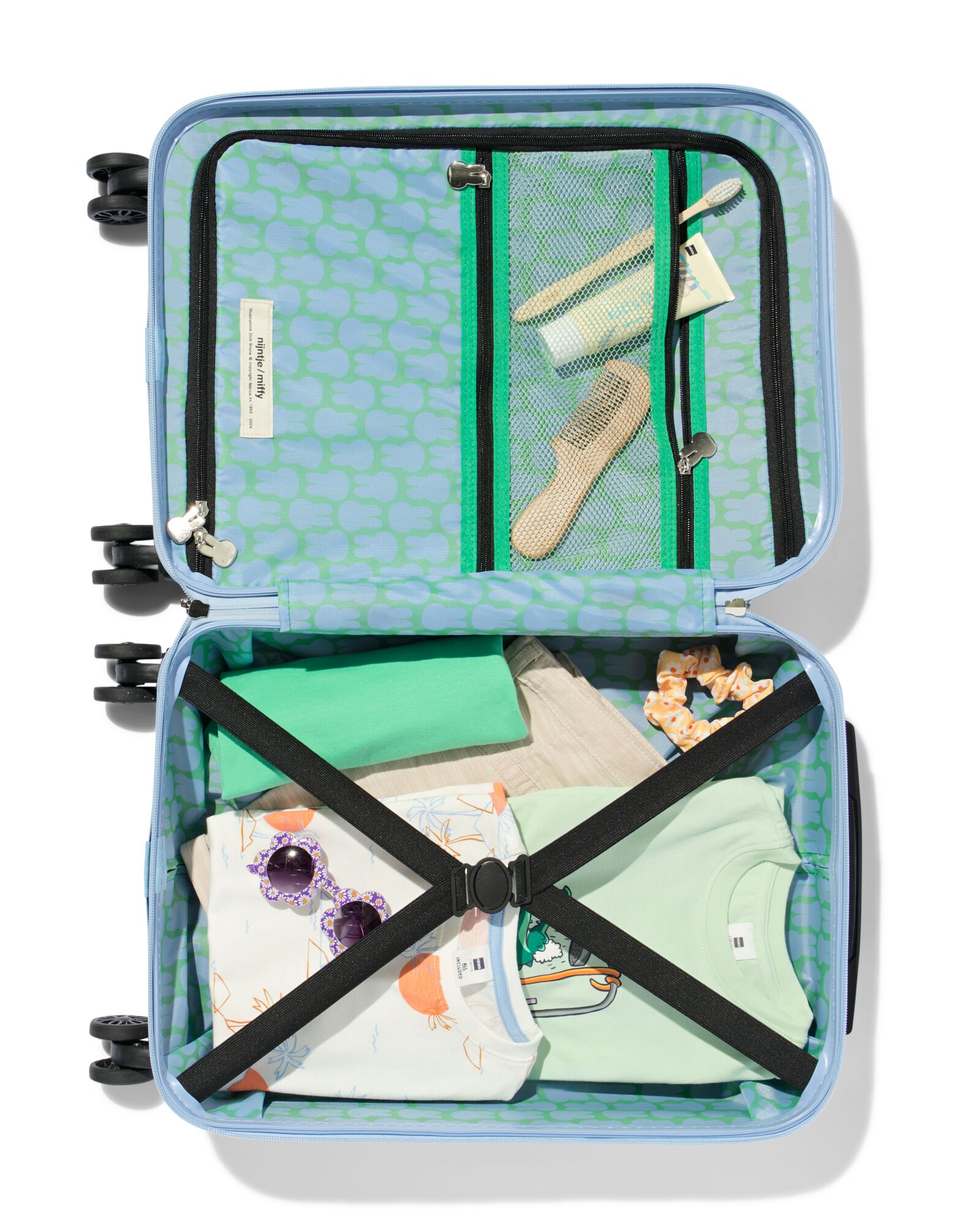 Valise Miffy ABS 35x20x55 bleu - 18640067 - HEMA