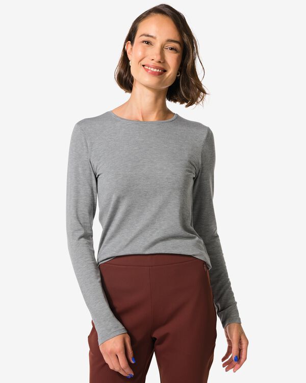 haut femme Heat gris gris - 36302570GREY - HEMA