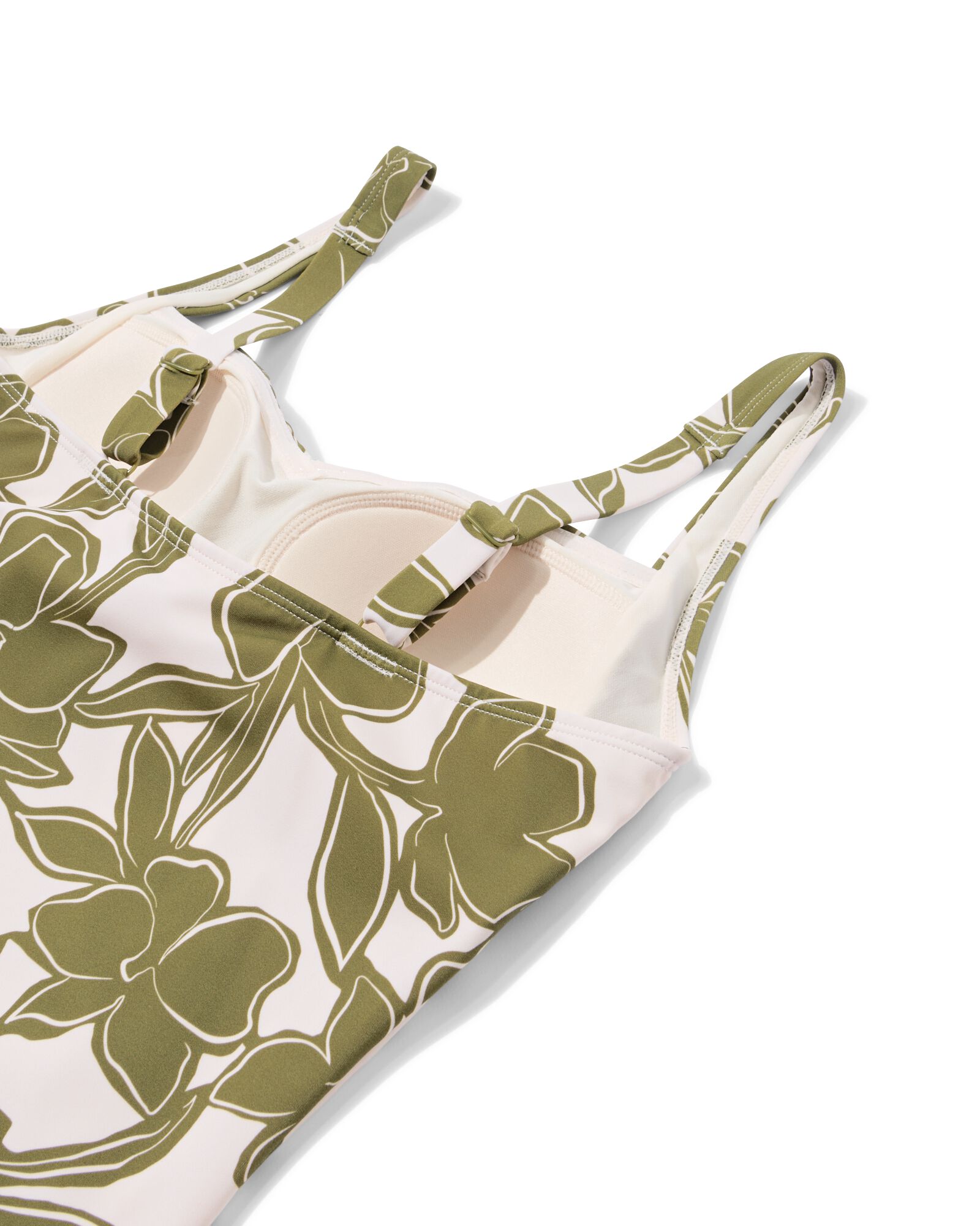 Damen-Badeanzug Riva, figurfreundliche Passform, gebl&uuml;mt gr&uuml;n gr&uuml;n - 22360690GREEN - HEMA